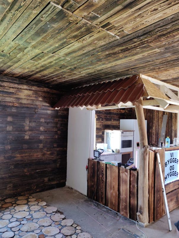 Hjemmebygget gildesal Hjemmebygget gildesal